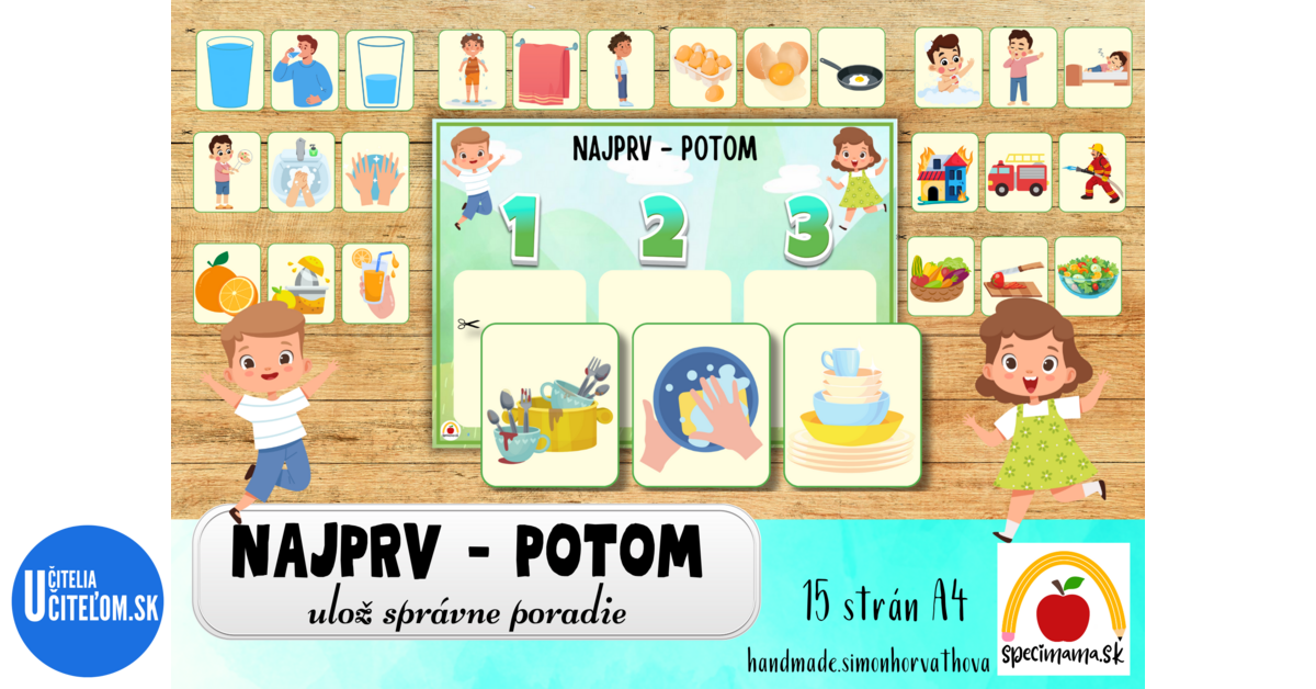 Najprv Potom Rozvoj Logick ho Myslenia Aktivity Pre Deti Karti ky najprv-potom-rozvoj-logick-ho-myslenia-aktivity-pre-deti-karti-ky